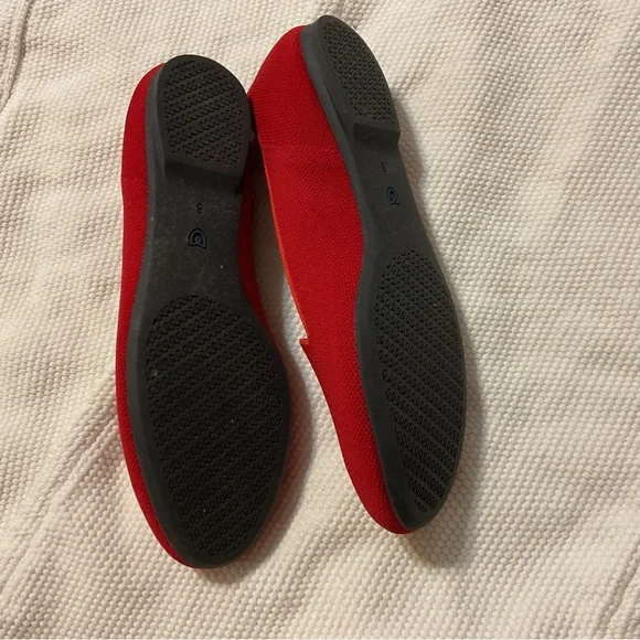 Rothy's The round flat toe Red Shoes size 8 - Picture 4 of 7